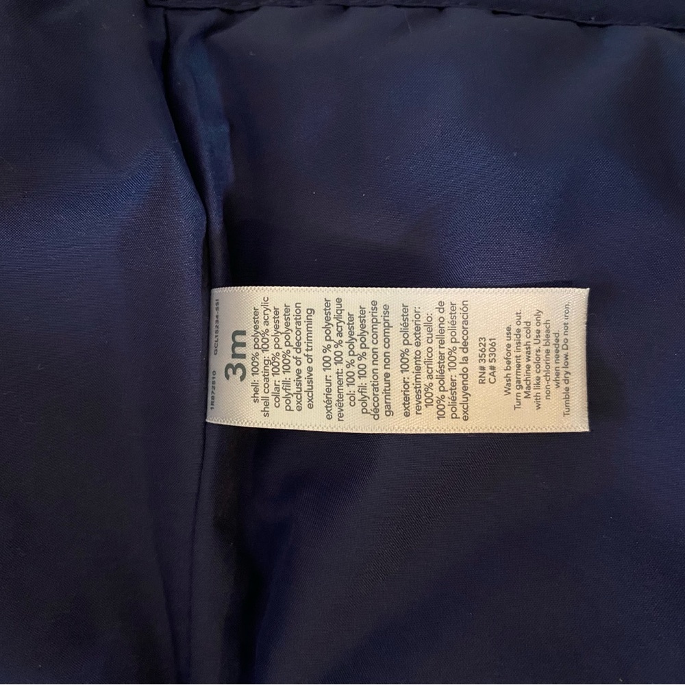 Carter’s Kids Navy Blue Puffer Vest - Picture 4 of 4